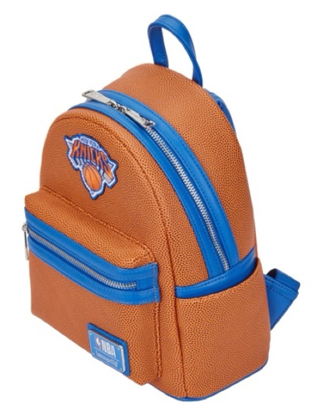 🏀 Loungefly NBA New York Knicks Basketball Logo Mini Backpack 🏀 nwt - Picture 2 of 4